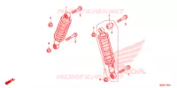 AMORTECEDOR DIANTEIRO para Honda FOURTRAX 520 FOREMAN RUBICON 4X4 EPS 2021