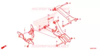 BRACO TRASEIRO para Honda FOURTRAX 520 FOREMAN RUBICON 4X4 EPS 2021