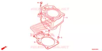 CILINDRO para Honda FOURTRAX 520 FOREMAN RUBICON 4X4 EPS 2021