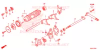 FORQUILHA MUDANCAS para Honda FOURTRAX 520 FOREMAN RUBICON 4X4 EPS 2021