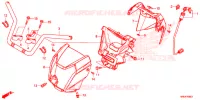 PUNHO GUIADOR para Honda FOURTRAX 520 FOREMAN RUBICON 4X4 EPS 2021