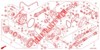 CARRETO FINAL FRENTE para Honda FOURTRAX 420 RANCHER 4X4 Manual Shift 2022
