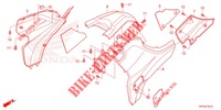 TAMPA LATERAL/TAMPA DO TANQUE para Honda FOURTRAX 420 RANCHER 4X4 Manual Shift 2022