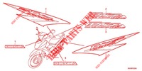 MARCA/FAIXA (BC125B/MB/MCB/C/MC/MCC) para Honda BIZ 125 PEDAL ARRANQUE UNICAMENTE 2011