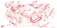 DEGRAU PISO/TAMPA INFERIOR para Honda X ADV 750 LOWER 2023