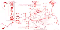 DEPOSITO COMBUSTIVEL/BOMBA COMBUSTIVEL para Honda X ADV 750 LOWER 2023