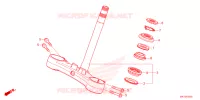 FORQUILHA FRENTE/COLUNA DIRECCAO para Honda X ADV 750 LOWER 2023
