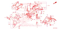 GUARDA LAMAS TRASEIRO  para Honda X ADV 750 LOWER 2023