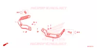 PROTECAO DAS MAOS LADO para Honda X ADV 750 LOWER 2023