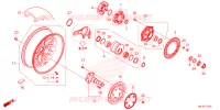 RODA TRASEIRA para Honda CB 1000 R 2023