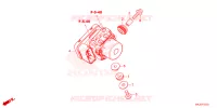 TRAVAO FR.BOMBA PRINCIPAL/MODULADOR ABS para Honda CB 1000 R 2023