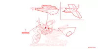 MARCA(1) para Honda XR 650 L 2022