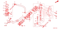 BOMBA PRINCIPAL TRASEIRA CILINDRO para Honda RS 150 R 2023