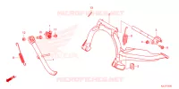 DESCANCO  para Honda ADV 350 WITHOUT TOP CASE 2023