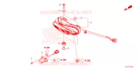 LUZ TRASEIRA/LUZ MATRICULA para Honda ADV 350 WITHOUT TOP CASE 2023