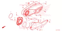TAMPA CARTER ESQUERDA para Honda ADV 350 WITHOUT TOP CASE 2023