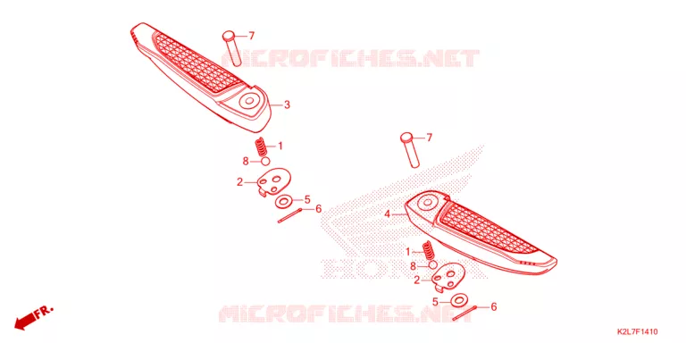 AMORTECEDOR TRASEIRO/ ESTRIBO ASSENTO TRAS. Honda SCOOTER 350 ADV 2023  ADV350AP