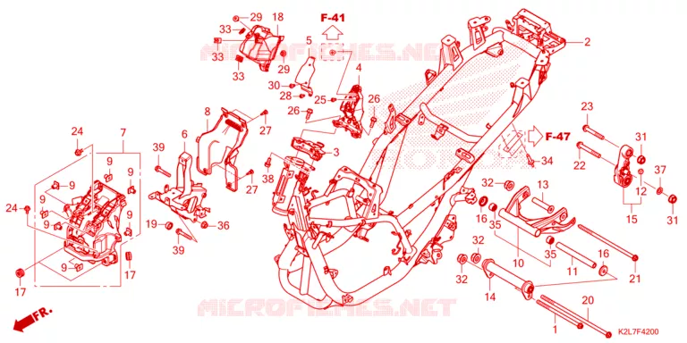 CORPO QUADRO Honda SCOOTER 350 ADV 2023  ADV350AP