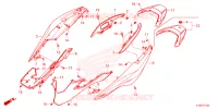 CARENAGEM TRASEIRA para Honda FORZA 250 ABS TOP CASE 2023