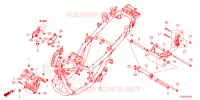 CORPO QUADRO para Honda FORZA 250 ABS TOP CASE 2023