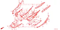 DEGRAU PISO/TAMPA INFERIOR para Honda FORZA 250 ABS TOP CASE 2023