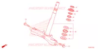 FORQUILHA FRENTE/COLUNA DIRECCAO para Honda FORZA 250 ABS TOP CASE 2023