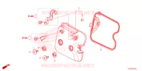 TAMPA CABECA MOTOR para Honda FORZA 250 ABS TOP CASE 2023
