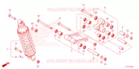 AMORTECEDOR TRASEIRO para Honda CRF 250 RALLY 2024