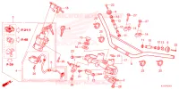 PUNHO GUIADOR/PONTE SUPERIOR (CRF250LR/LRA,CRF300LR/LRA) para Honda CRF 250 RALLY 2024