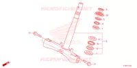 FORQUILHA FRENTE/COLUNA DIRECCAO para Honda FORZA 350 FO 2023