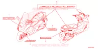 MARCA/EMBLEMA para Honda FORZA 350 FO 2023