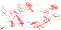 TRUNK LIGHT/MIRROR para Honda FORZA 350 FO 2023