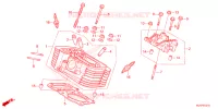 CABECA CILINDRO TRASEIRO para Honda SHADOW VT 750 AERO ABS 2023