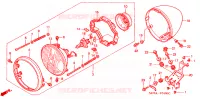 FAROL para Honda VT 1100 SHADOW C2 SABRE 2000