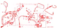 MANETE/CABO/ INTERRUPTOR para Honda VT 1100 SHADOW C2 SABRE 2000