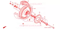 RODA DA FRENTE para Honda VT 1100 SHADOW C2 SABRE 2000