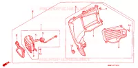 CARENAGEM LATERAL DIREITA para Honda GL 1500 GOLD WING ASPENCADE 1997
