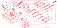 FERRAMENTA para Honda GL 1500 GOLD WING ASPENCADE 1997