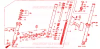 FORQUILHA FRENTE para Honda GL 1500 GOLD WING ASPENCADE 1997