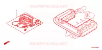KIT JUNTAS A para Honda GL 1500 GOLD WING ASPENCADE 1997