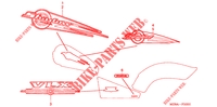 EMBLEMA/FAIXA para Honda SHADOW 600 VLX DELUXE 2003