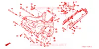 CORPO QUADRO para Honda CBR 600 RR 2005