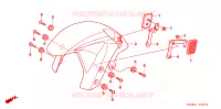 GUARDA LAMAS FRENTE para Honda CBR 600 RR 2005