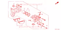 PINÇA DE TRAVÃO TRÁS para Honda CBR 600 RR 2005