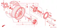 RODA TRASEIRA para Honda CBR 600 RR 2005