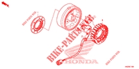 ALTERNADOR para Honda FOURTRAX 500 FOREMAN RUBICON Power Steering 2014