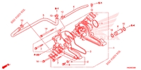 BOMBA AGUA para Honda FOURTRAX 500 FOREMAN RUBICON Power Steering 2014