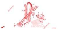 CORRENTE ARVORE CAMES/TENSOR para Honda FOURTRAX 500 FOREMAN RUBICON Power Steering 2014