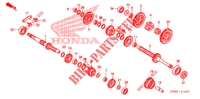 CAIXA DE VELOCIDADES para Honda TRX 250 FOURTRAX RECON Standard 2007