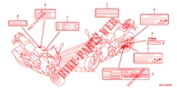 ETIQUETA CUIDADO para Honda CBR 500 R ABS 2014